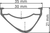 DT Swiss DT XM 1700 SPLINE Laufrad 27.5" CL 30 148/12 MS DEG 72 DF