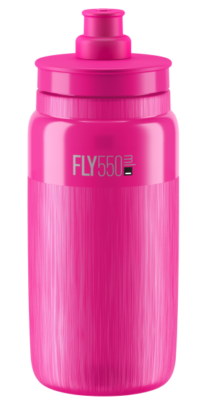 Elite Bidon Fly Tex 550 ml clear pink