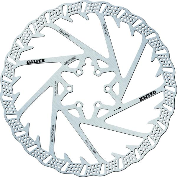 Galfer Shark 6-Loch 2.0mm Bremsscheibe