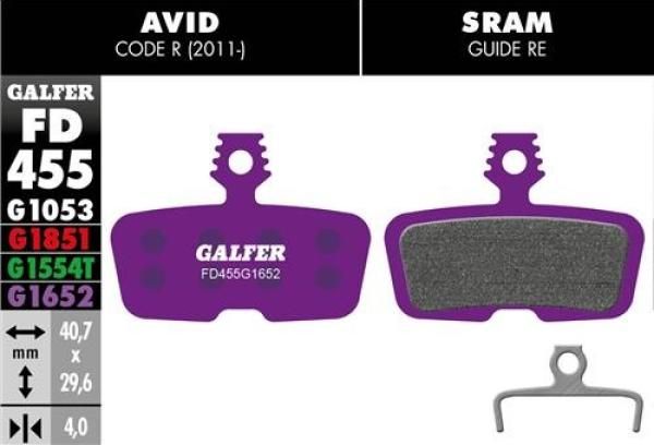 Galfer Violette Scheibenbremsbeläge