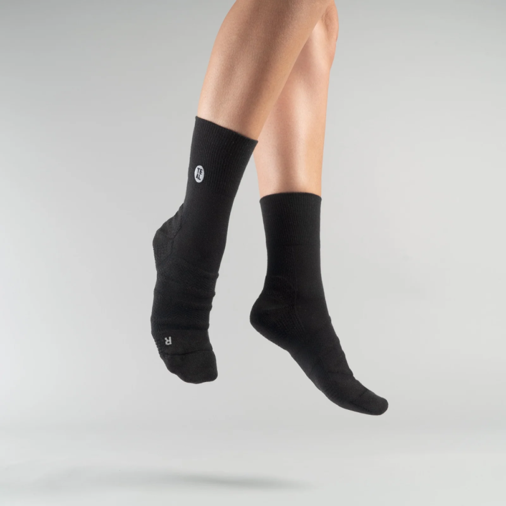 Teal Project Performance Sock Mid Black/Black Gr. S