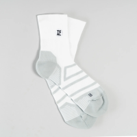 Teal Project Performance Sock Mid White/Pebble Gr. S