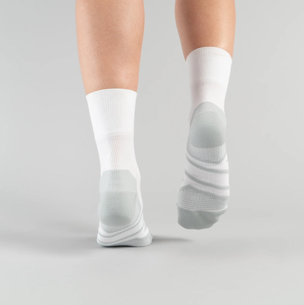 Teal Project Performance Sock Mid White/Pebble Gr. S