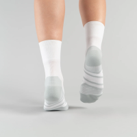 Teal Project Performance Sock Mid White/Pebble Gr. S