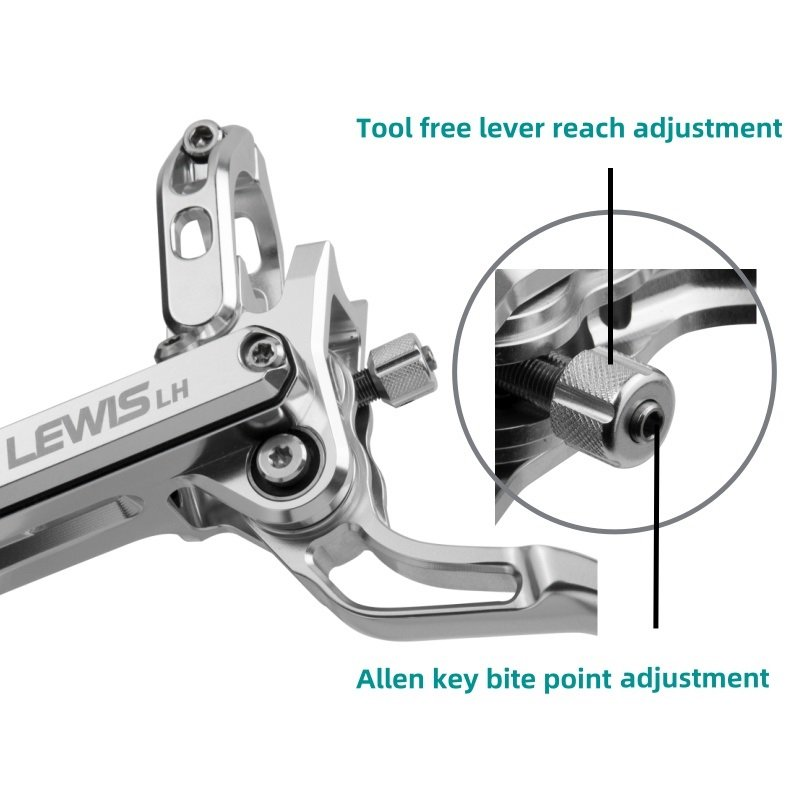 Lewis Bremsen Set LH4 Silver (Vorder- und Hinterbremse)